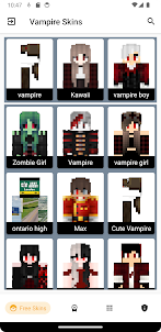 Vampire Skins for Minecraft