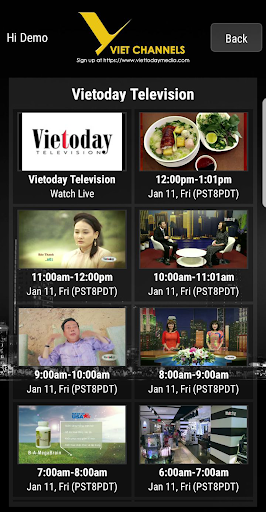 Viet Channels Screen 3