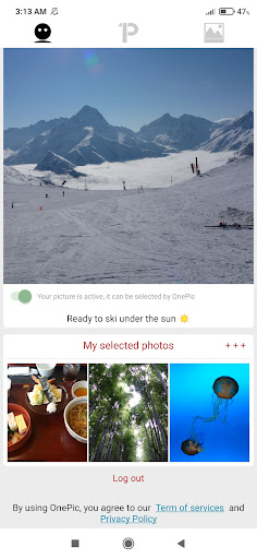 OnePic - Pictures sharing Screen 3