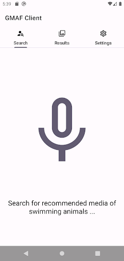 Android application Media Finder screenshort