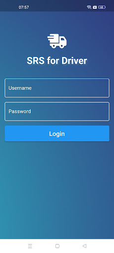 Android application SRS Express for Driver screenshort