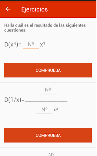 Android application Derivatives Percatic screenshort