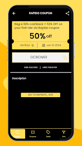 Rapido promo sales code new user