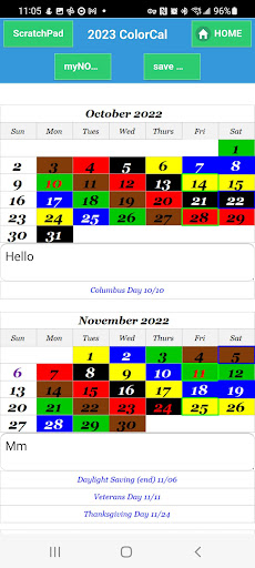 2023 USPS Carrier Calendar hack tool