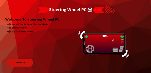 Android application Steering Wheel Pc screenshort