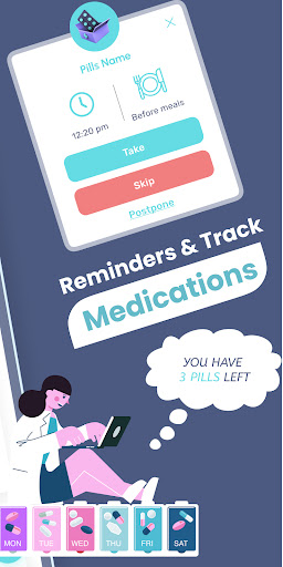 Pill Reminder & Med Tracker Screen 2