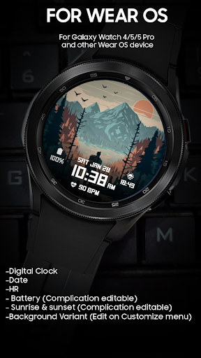 Android application Mountain Landscape screenshort
