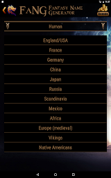 FaNG - Fantasy Name Generator