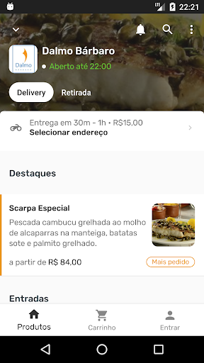 Android application Dalmo Bárbaro screenshort
