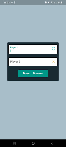Android application Tic Tac Toe screenshort