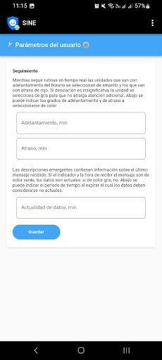 SINE Nimbus Usuarios Screen 2