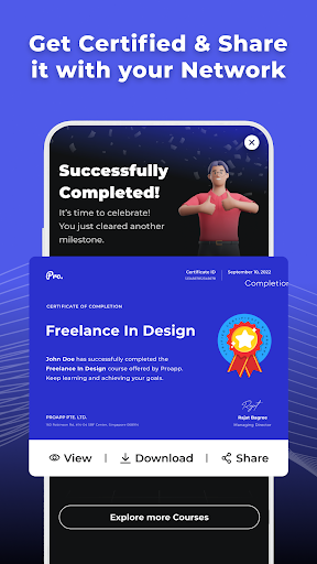 Screenshot of Learn Freelance in Design