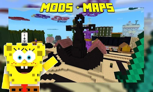 Bikini Bottom Maps and Mod for Minecraft PE