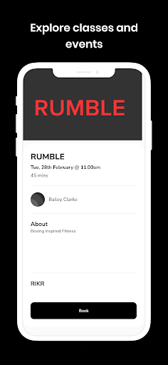 RIKR Fitness Screen 3