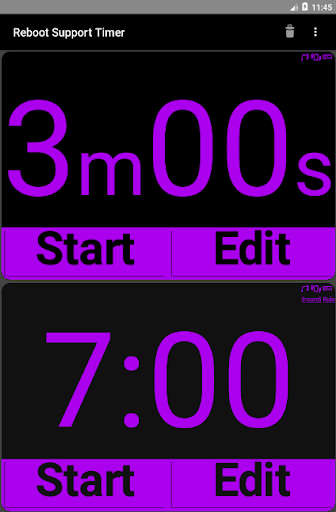 Reboot Support Timer Screen 3