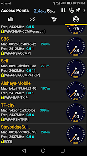 WiFi Analyzer Premium Screenshot