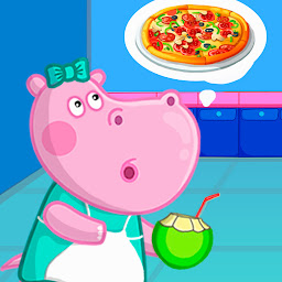 Icon image Kids cafe. Funny kitchen game