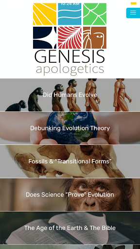 Android application Genesis Apologetics screenshort