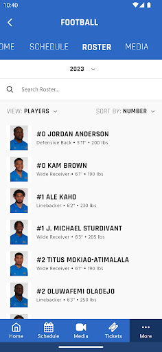 Screenshot of UCLA Bruins