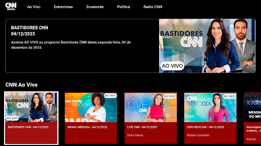 CNN Brasil Android TV Screen 2