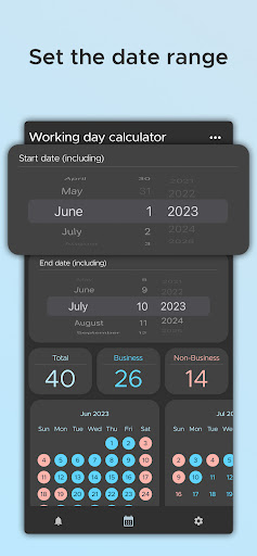 Android application BizDay: Days Since Calculator screenshort