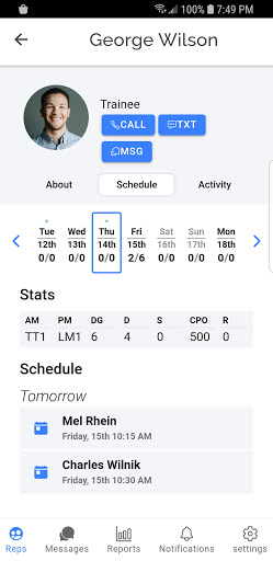 Android application WebPDI screenshort