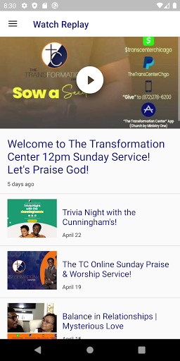 The Transformation Center Chic Screen 3