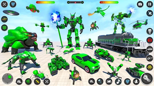 Robot Car Transform Robot Game