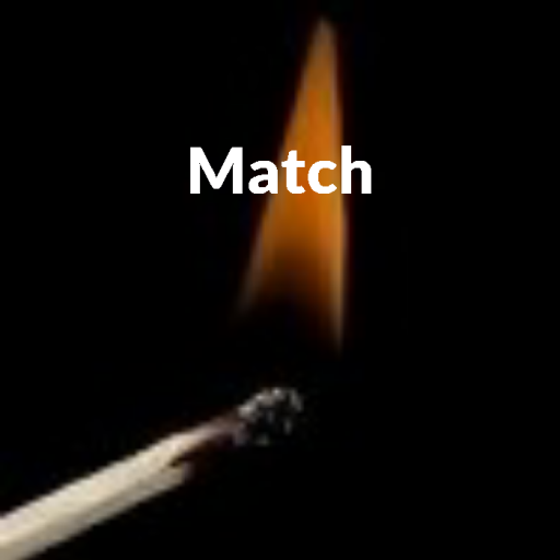 Match: Animated Torch / Light logo