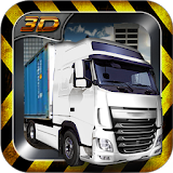 Container Truck Parking 3D icon