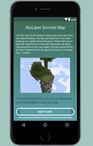 Android application SkyLayer Survival Map screenshort