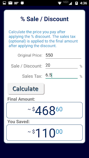 Tip Calculator Screenshot 2 - AppWisp.com