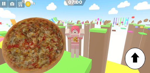 Parkour on Tower Pizza Obby Screenshot