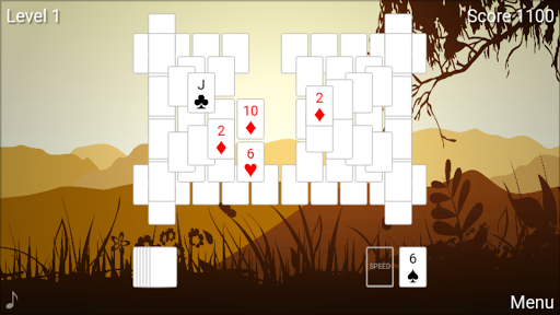 6 Peaks Solitaire Screen 2