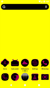 Black and Pink Icon Pack Unknown