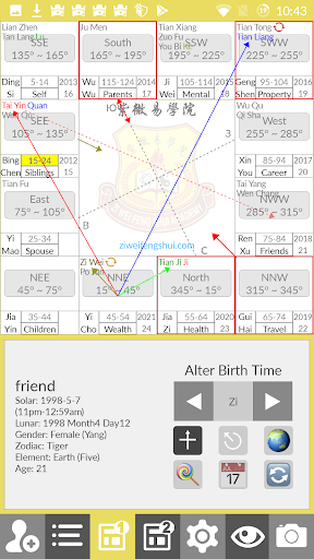 Ziweidoushu Chart Builder (Rus Screen 3