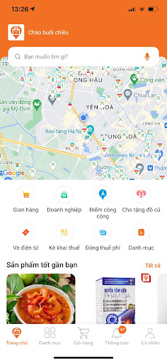 Android application Chợ Số - eMarket screenshort