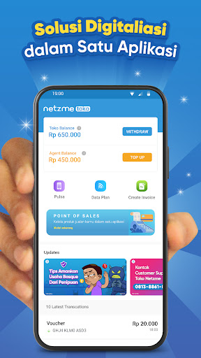 Android application Toko Netzme: QRIS Merchant screenshort