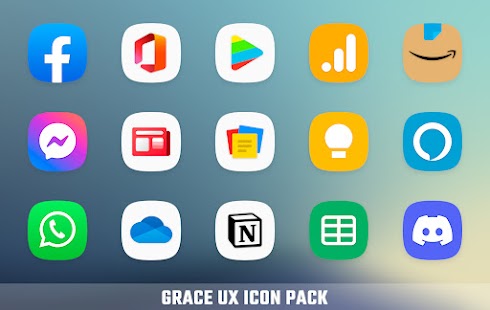 Grace UX - Icon Pack Tangkapan layar