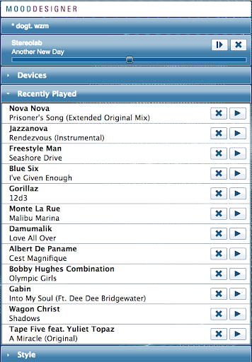 Mooddesigner Screen 2