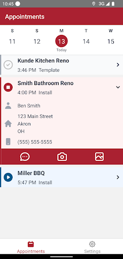 PinPoint Status Screen 2
