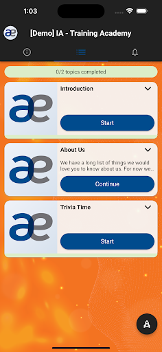 IA - Integrated Academy Screen 3