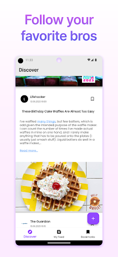 Bro.Fans - Your News Builder Screen 3