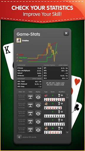 Spider Solitaire (Free, no Ads) screenshots 6