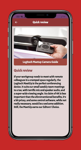 Logitech Meetup Camera Guide Screen 3