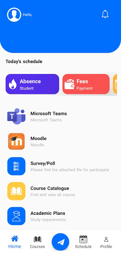 Android application Al Salam University SIS App screenshort