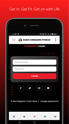 Barik Commando Fitness Screen 2
