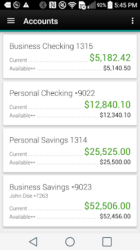 Android application Quincy CU - Mobile Banking screenshort