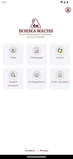 Android application Borma Wachs Configuratore screenshort