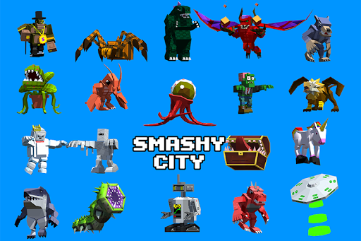 Télécharger Smashy City - Dragon Monster Destruction Game APK MOD screenshots 1